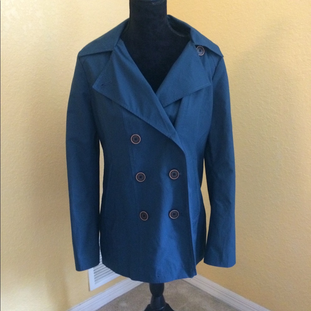 Andrew Marc teal coat